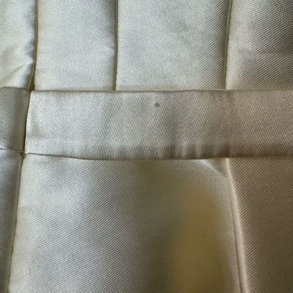 NWT Theia Couture Cream Rhinestone Belt Mini Dress - Picture 11 of 15